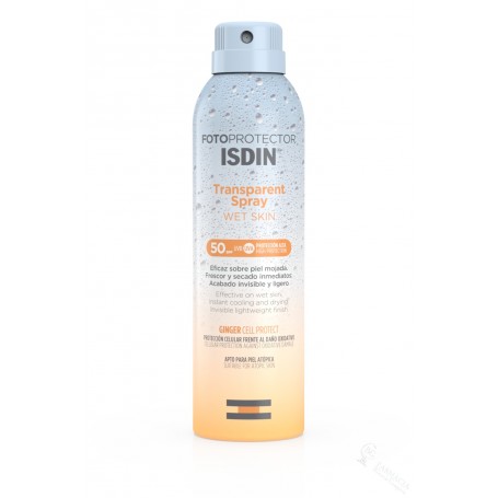 Fotoprotector Isdin Spf50 Spray Transparente 250 Ml