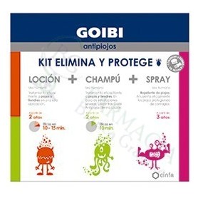 Goibi Kit Elimina Y Protege Locion + Champu + Spray