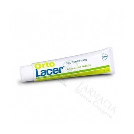 ORTOLACER GEL DENTIFRICO 75 ML LIMA FRESCA