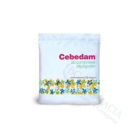 CEBEDAM COMPRESAS DE ALGODON 20 UDS