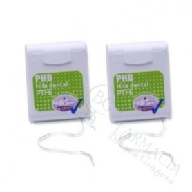 PHB FLUOR Y MENTA HILO DENTAL PTFE 50 M PACK DUP