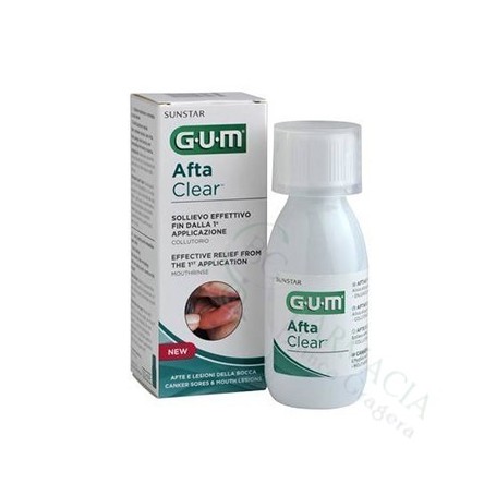 GUM AFTACLEAR COLUTORIO 120 ML