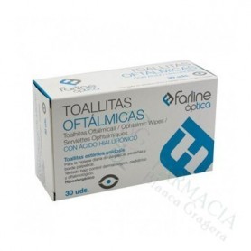 FARLINE TOALLITAS OFTALMICAS CON HIALURONICO 30