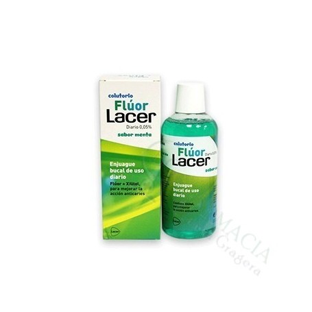 LACER COLUTORIO FLUOR 0'05 MENTA 500 ML