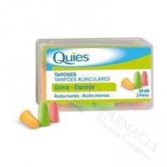 TAPONES OIDOS ESPUMA QUIES 6 UDS