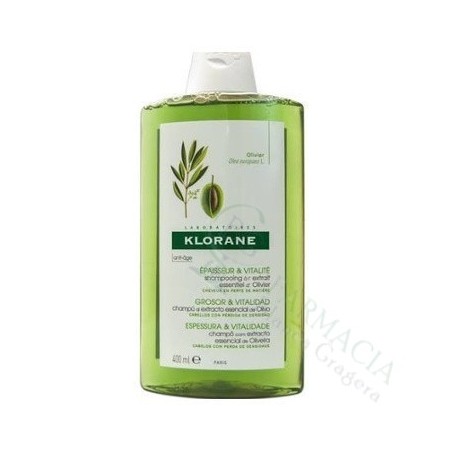 KLORANE CHAMPU AL EXTRACTO ESENCIAL DE OLIVO 400 ML