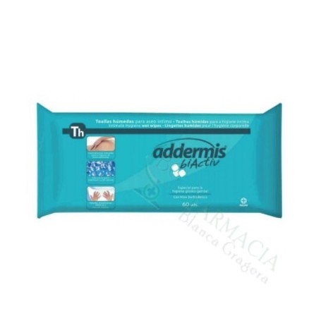 ADDERMIS TOALLITAS HUMEDAS 60U