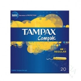 TAMPON TAMPAX COMPAK REGUL 20