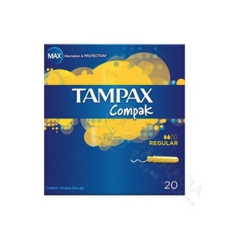 TAMPON TAMPAX COMPAK REGUL 20