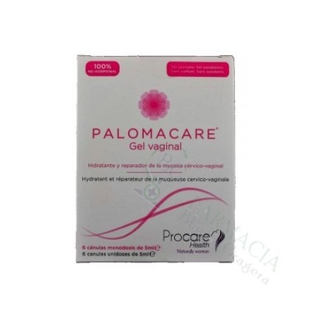 PALOMACARE GEL VAGINAL MONODOSIS 6 CANULAS 5 ML