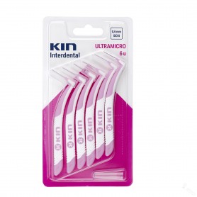 Kin Interdental 0,6Mm Ultramicro Rosa 6 Unidades
