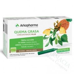 ARKOFLUIDO QUEMAGRASA 20 AMPOLLAS