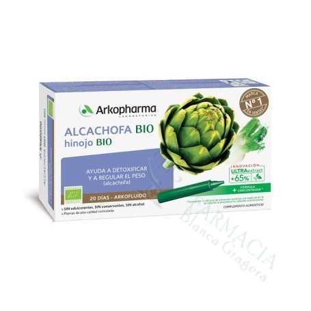 ARKORPHARMA ALCACHOFA HINOJO 20 AMP