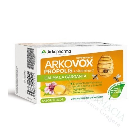 ARKOVOX PROPOLIS + VITAMINA C COMP MASTICABLES 2