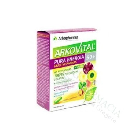 ARKOVITAL PURA ENERGIA 50+ 60 CAPSULAS