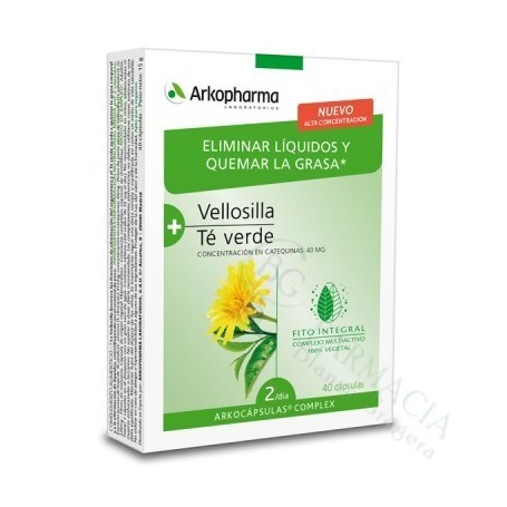 ARKOCAPSULAS COMPLEX TE VERDE + VELLOSILLA 40 CAPS