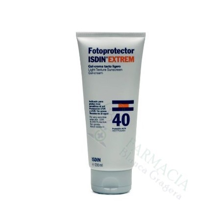 Isdin Fotoprotector Extreme SPF40 Gel 200 ML