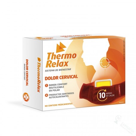 Thermo Relax Dolor Cervical Banda + 4 Unidades