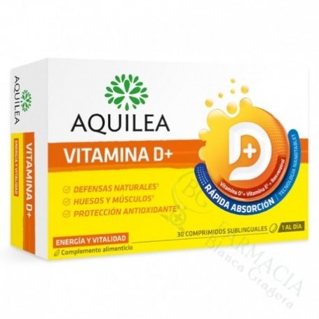 Aquilea Vitamina D+ 30 Comp Sublinguales